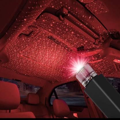 Star Decoration Light, 12V LED Car Atmosphere Lamp, 360 degree Rotation Use for USB Disco Light/Night Light/Room/Car/Party Decoration Disco Laser light Car Fancy Lights Car Fancy Lights (Black)