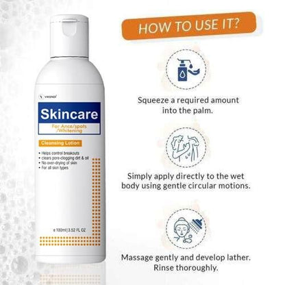 Skincate For Acne - Sports Cleansing Lotion 100ML (Pack of 2)