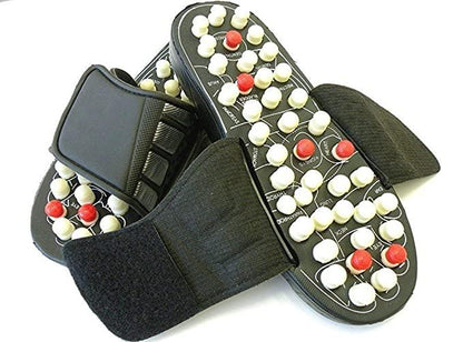 Therapy Slippers-Spring Acupressure and Magnetic Manual Therapy Accu Paduka Slippers for Full Body Blood Circulation