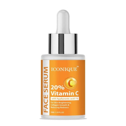 20% Vitamin C with Hyaluronic Acid 1% Face Serum 30ML